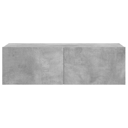 Móvel de TV - Modulo de TV - Armário de TV 100x30x30 cm derivados de madeira cinzento cimento