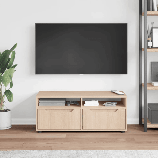 Móvel TV - Modulo de TV - Armário de TV VISNES derivados madeira carvalho sonoma 100x40x38 cm