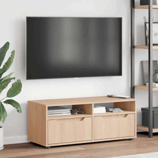 Móvel TV - Modulo de TV - Armário de TV VISNES derivados madeira carvalho sonoma 100x40x38 cm