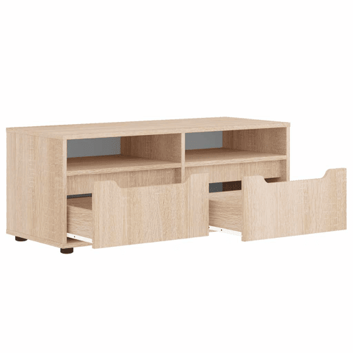 Móvel TV - Modulo de TV - Armário de TV VISNES derivados madeira carvalho sonoma 100x40x38 cm