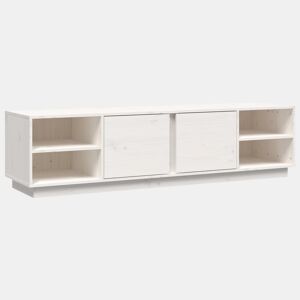 Móvel de TV - Modulo de TV - Armário de TV 156x40x40 cm madeira de pinho maciça branco