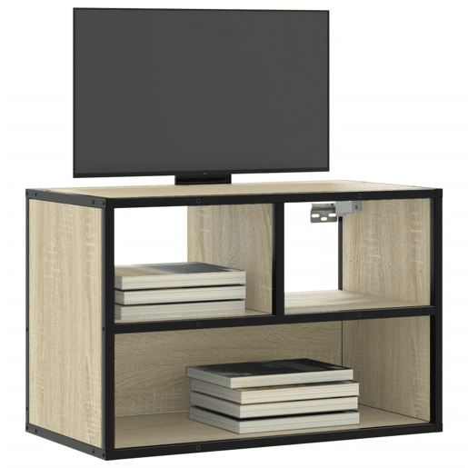 Móvel p TV, Armário de TV 60x31x39,5 cm deriv. madeirametal carvalho sonoma
