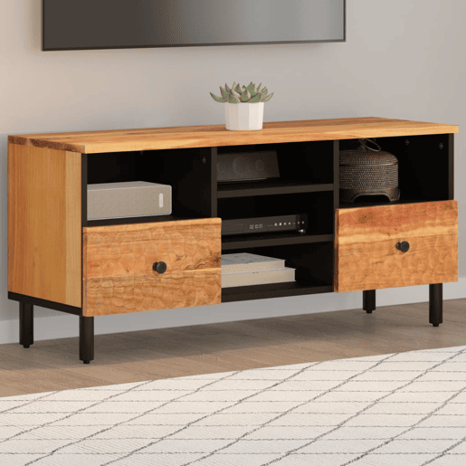 Móvel de TV - Modulo de TV - Armário de TV 100x33x46 cm madeira de acácia maciça