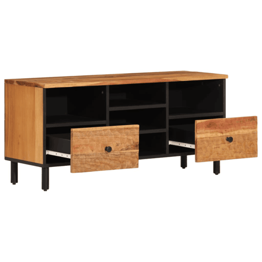 Móvel de TV - Modulo de TV - Armário de TV 100x33x46 cm madeira de acácia maciça