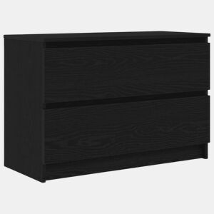 Móvel de TV - Modulo de TV - Armário de TV 80x35x54 cm derivados de madeira preto