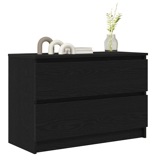 Móvel de TV - Modulo de TV - Armário de TV 80x35x54 cm derivados de madeira preto