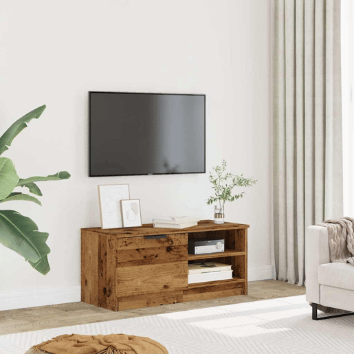 Móvel TV - Modulo de TV - Armário de TV madeira antiga 80x35x36,5 cm madeira trabalhada