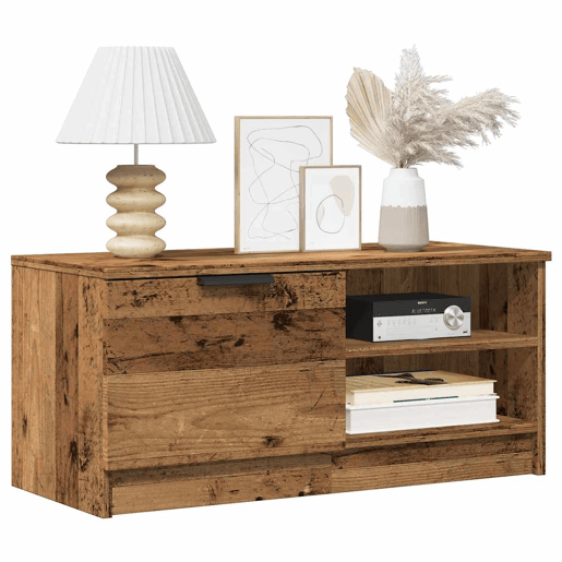 Móvel TV - Modulo de TV - Armário de TV madeira antiga 80x35x36,5 cm madeira trabalhada