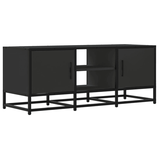 Móvel para TV - Móvel de TV - Armário de TV 100x35x41 cm derivados de madeirametal preto