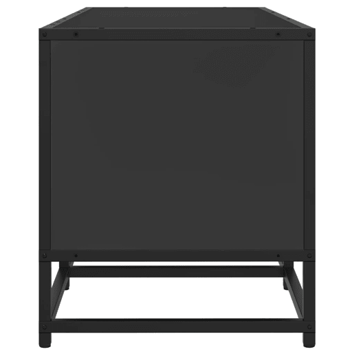 Móvel para TV - Móvel de TV - Armário de TV 100x35x41 cm derivados de madeirametal preto
