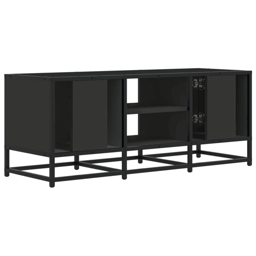 Móvel para TV - Móvel de TV - Armário de TV 100x35x41 cm derivados de madeirametal preto