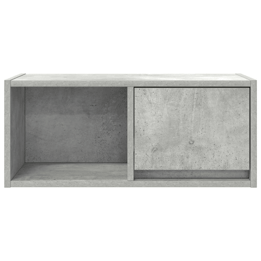 Móvel de TV - Modulo de TV - Armário de TV 60x31x25,5 cm derivados de madeira cinza cimento