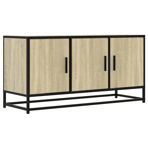 Móvel de TV - Modulo de TV - Armário de TV 100x35x50cm derivados madeirametal carvalho sonoma
