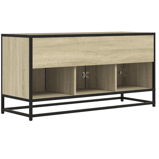 Móvel de TV - Modulo de TV - Armário de TV 100x35x50cm derivados madeirametal carvalho sonoma