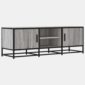 Móvel p TV, Armário de TV 120x35x41cm derivados madeirametal cinzento sonoma