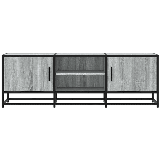 Móvel p TV, Armário de TV 120x35x41cm derivados madeirametal cinzento sonoma