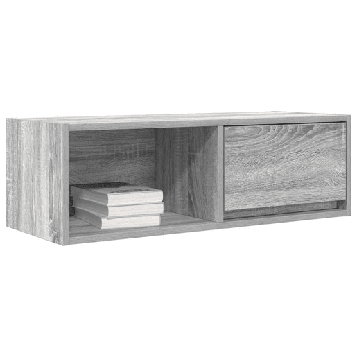 Móvel de TV - Modulo de TV - Armário de TV 80x31x25,5 cm derivados de madeira sonoma cinzento