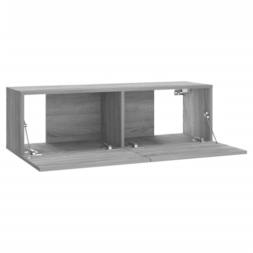 Móveis parede TV - Armários de TV - Módulos de TV 100x30x30 cm derivados de madeira cinza sonoma