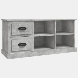 Móvel de TV - Modulo de TV - Armário de TV 102x35,5x47,5 cm derivados de madeira cinza cimento