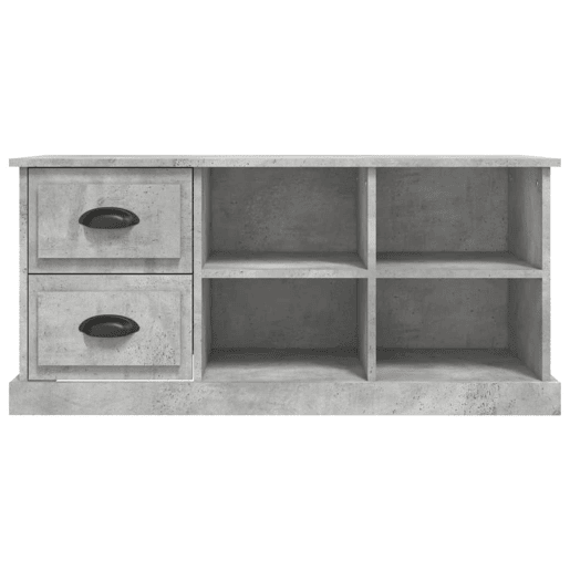 Móvel de TV - Modulo de TV - Armário de TV 102x35,5x47,5 cm derivados de madeira cinza cimento