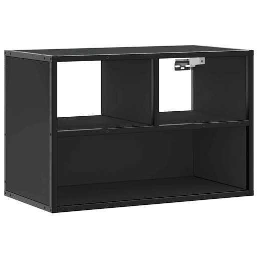Móvel para TV - Móvel de TV - Armário de TV 60x31x39,5 cm derivados de madeirametal preto