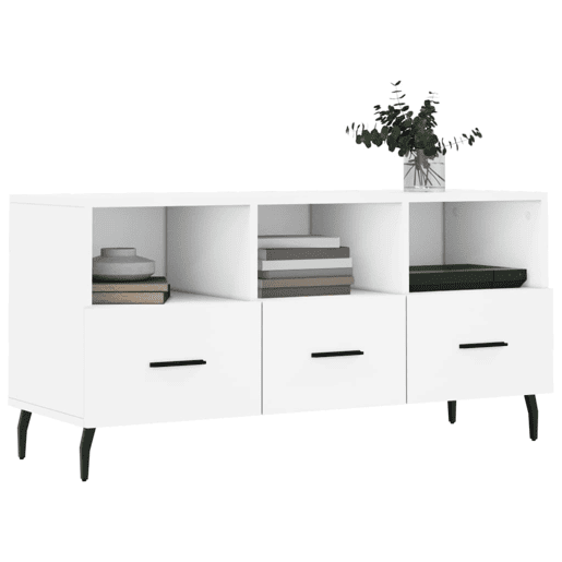 Móvel de TV - Modulo de TV - Armário de TV 102x36x50 cm derivados de madeira branco