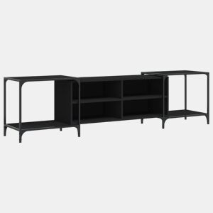 Móvel de TV - Modulo de TV - Armário de TV 203x37x50 cm derivados de madeira preto
