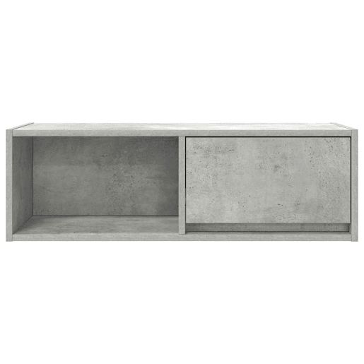 Móvel de TV - Modulo de TV - Armário de TV 80x31x25,5 cm derivados de madeira cinza cimento
