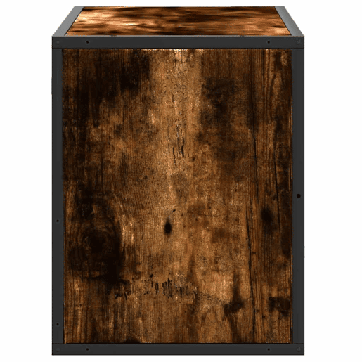 Móvel p TV, Armário de TV 80x31x39,5 cm deriv. madeirametal carvalho fumado