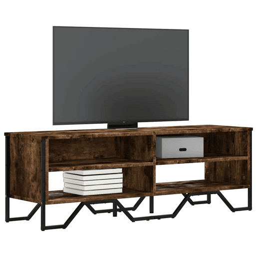 Móvel de TV - Modulo de TV - Armário de TV 122x34x41 cm derivados de madeira carvalho fumado