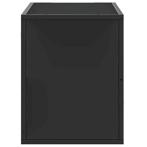 Móvel para TV - Móvel de TV - Armário de TV 80x31x39,5 cm derivados de madeirametal preto