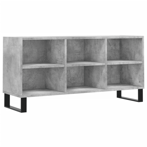 Móvel de TV - Modulo de TV - Armário de TV 103,5x30x50 cm derivados madeira cinzento cimento