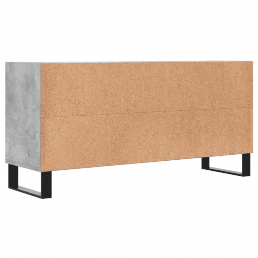 Móvel de TV - Modulo de TV - Armário de TV 103,5x30x50 cm derivados madeira cinzento cimento