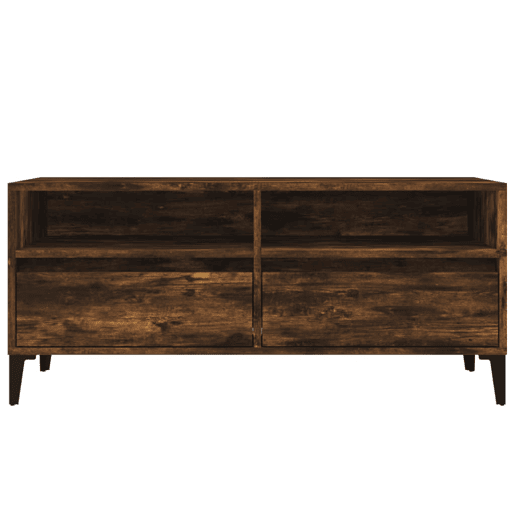 Móvel p TV, Armário de TV 100x34,5x44,5 cm derivados madeira carvalho fumado