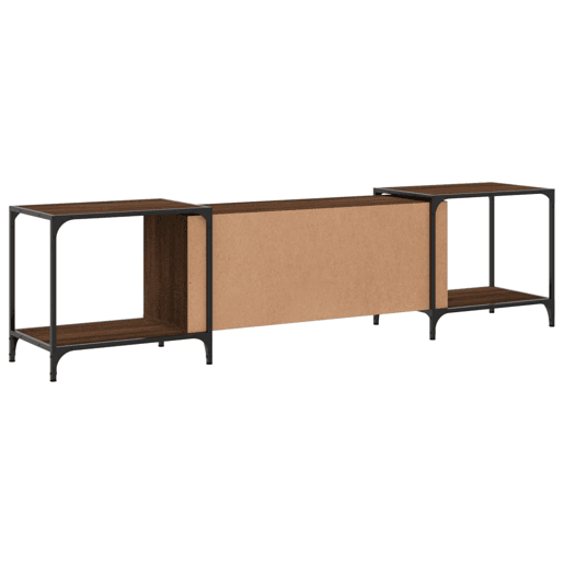 Móvel de TV - Modulo de TV - Armário de TV 203x37x50 cm derivados de madeira carvalho castanho Móvel de TV - Modulo de TV - Armário de TV 203x37x50 cm derivados de madeira carvalho castanho