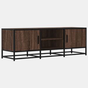 Móvel TV - Modulo de TV - Armário de TV 120x35x41 cm derivados madeirametal carvalho castanho