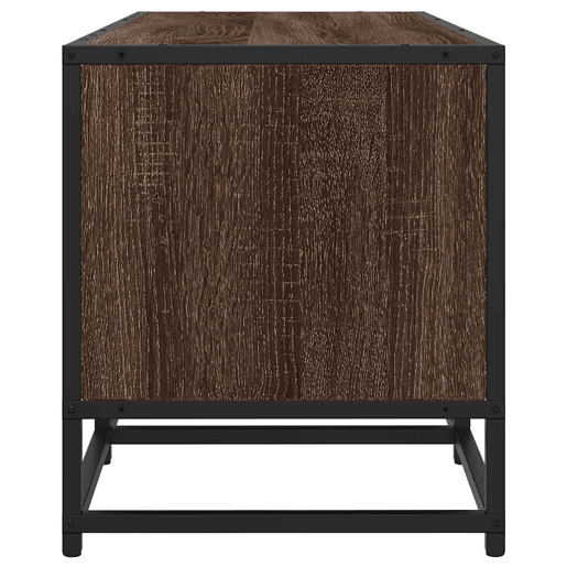 Móvel TV - Modulo de TV - Armário de TV 120x35x41 cm derivados madeirametal carvalho castanho