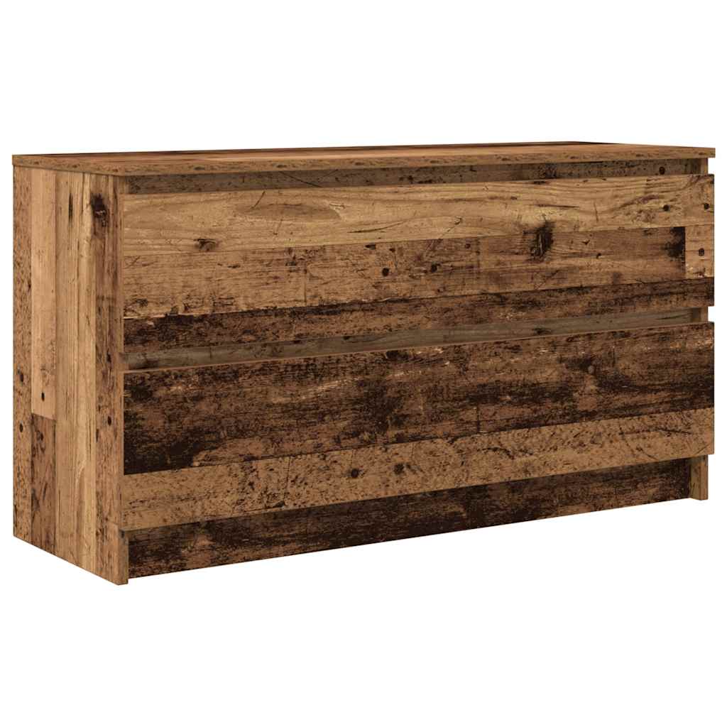 Mueble tv - mesa de tv de madera antigua 100x35x54 cm madera ingeniería