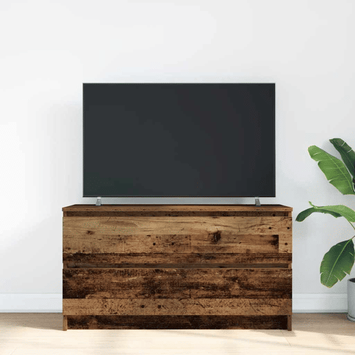 Móvel de TV - Modulo de TV - Armário de TV 100x35x54 cm madeira processada madeira velha