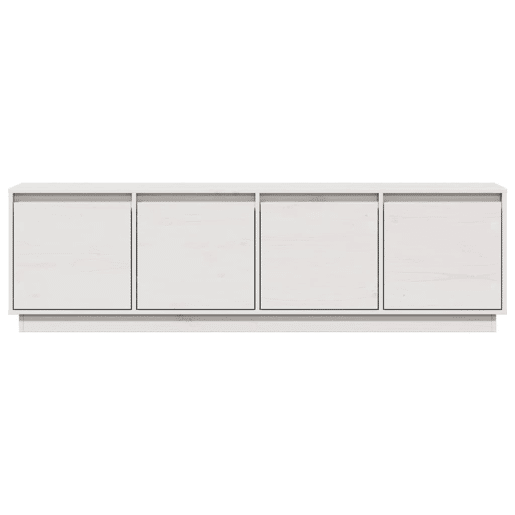 Móvel de TV - Modulo de TV - Armário de TV 156x37x45 cm madeira de pinho maciça branco