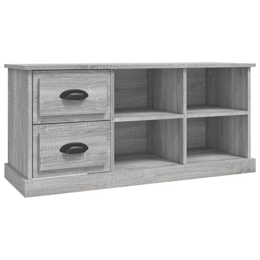Móvel de TV - Modulo de TV - Armário de TV 102x35,5x47,5 cm derivados de madeira cinza sonoma