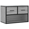 Móvel p TV, Armário de TV 60x31x39,5 cm deriv. madeirametal cinzento sonoma