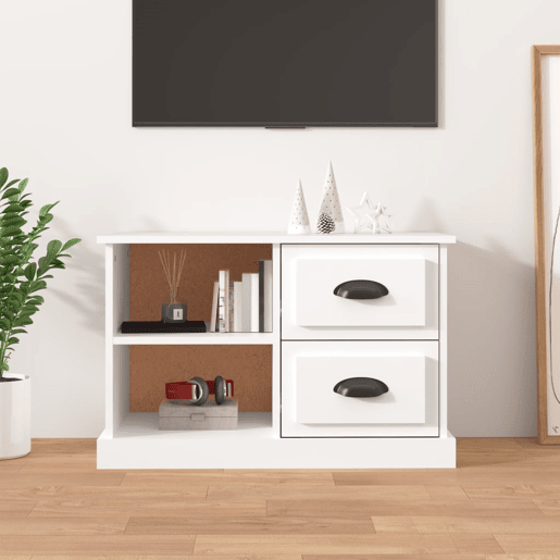 Móvel de TV - Modulo de TV - Armário de TV 73x35,5x47,5 cm derivados de madeira branco