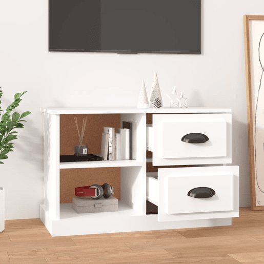 Móvel de TV - Modulo de TV - Armário de TV 73x35,5x47,5 cm derivados de madeira branco