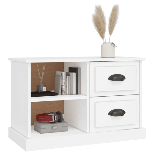 Móvel de TV - Modulo de TV - Armário de TV 73x35,5x47,5 cm derivados de madeira branco