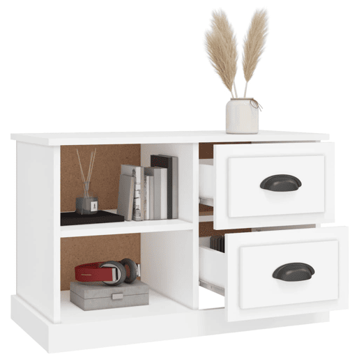 Móvel de TV - Modulo de TV - Armário de TV 73x35,5x47,5 cm derivados de madeira branco