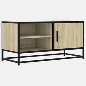 Móvel p TV, Armário de TV 80x34,5x40 cm deriv. madeirametal carvalho sonoma