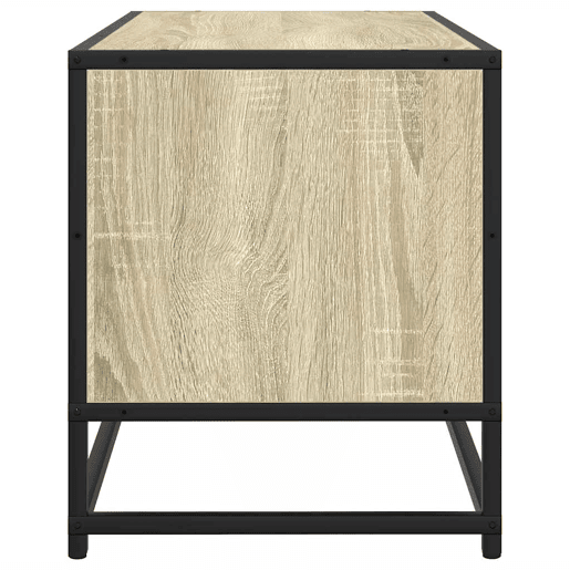 Móvel p TV, Armário de TV 80x34,5x40 cm deriv. madeirametal carvalho sonoma