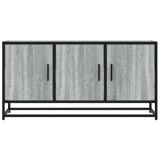 Móvel p TV, Armário de TV 100x35x50cm derivados madeirametal cinzento sonoma