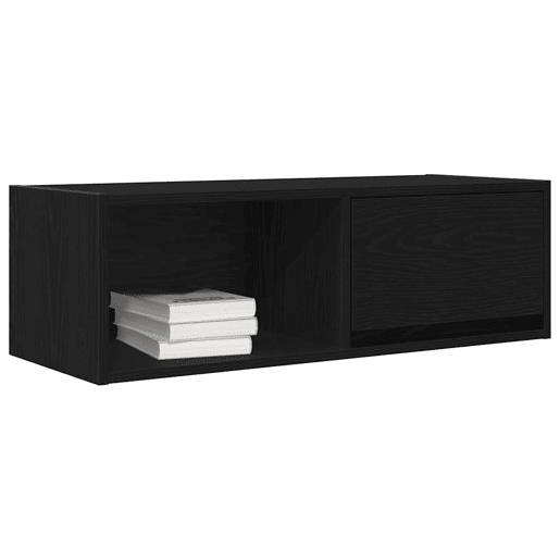 Móvel de TV - Modulo de TV - Armário de TV 80x31x25,5 cm derivados de madeira carvalho preto